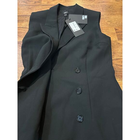 Boss Women's Dekava Notch Collar Vest Dress – Black – Size 2 – NWT Lady Boss - Picture 4 of 11